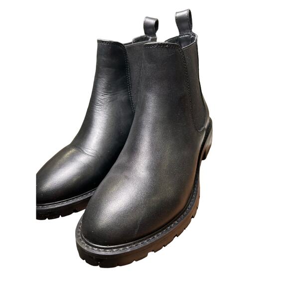 Steve Madden Leopold Bootie Leather Ankle Boot with Pull-On Design, Size 8.5 - Picture 6 of 8